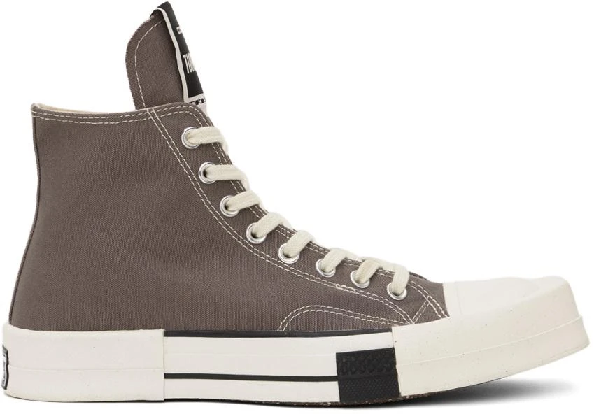 商品Rick Owens|Gray Converse Edition TURBODRK Chuck 70 Sneakers,价格¥724,第1张图片