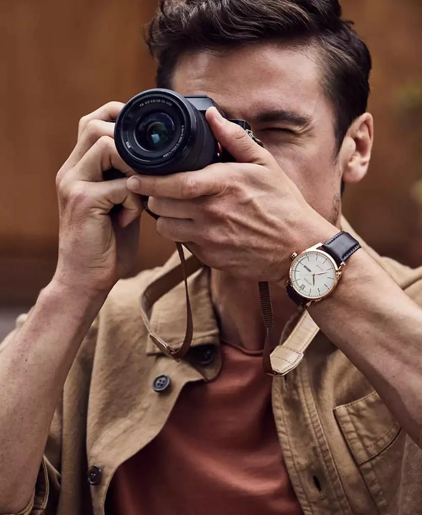 商品Citizen|Eco-Drive Men's Brown Leather Strap Watch 42mm,价格¥2041,第5张图片详细描述
