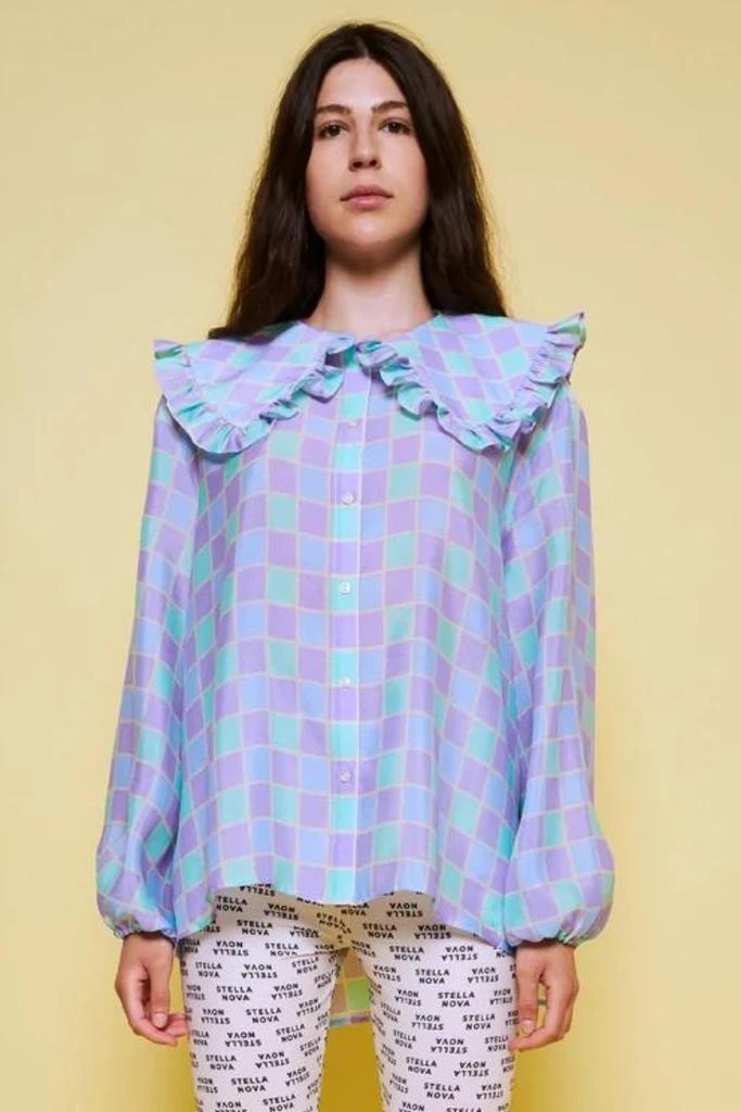商品Stella Nova|Stella Nova Tiggi Checked Blouse - Pastel Mix,价格¥642,第1张图片