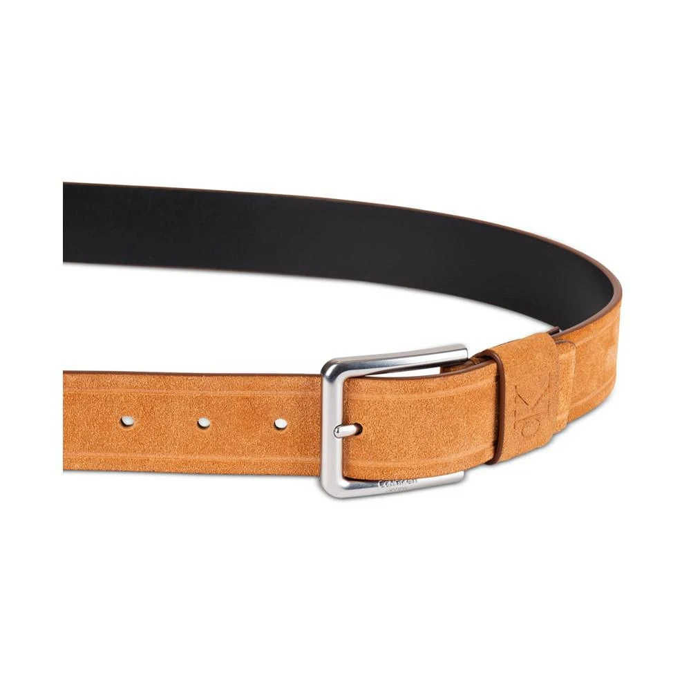 商品Calvin Klein|Men’s Casual Suede Embossed Jeans Belt,价格¥221,第3张图片详细描述