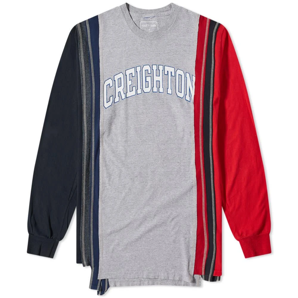 商品Needles|Needles Long Sleeve 7 Cuts College Tee,价格¥786,第1张图片