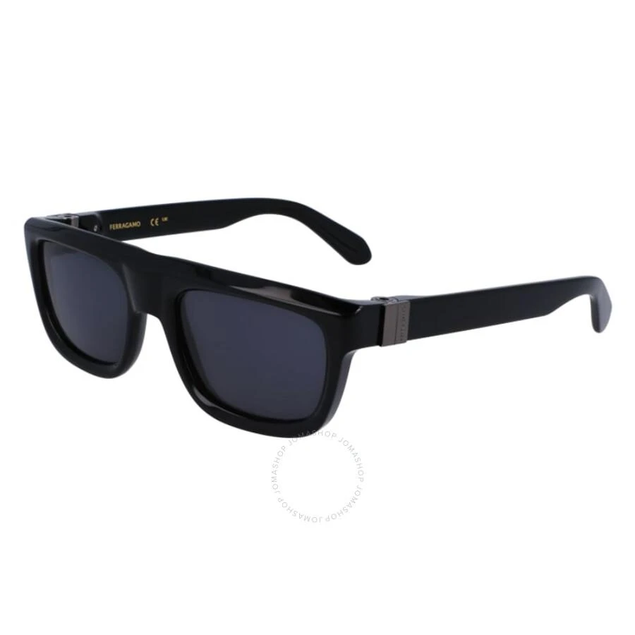 商品Salvatore Ferragamo|Grey Square Men's Sunglasses SF2009S 001 56,价格¥592,第1张图片