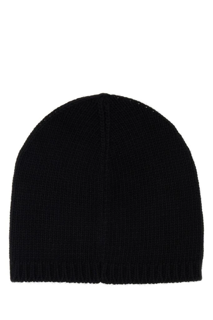 商品DSQUARED2|Black wool blend beanie hat,价格¥1297,第1张图片