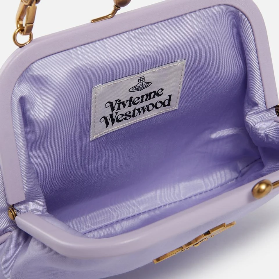 商品Vivienne Westwood|Vivienne Westwood Vivienne's Saffiano Leather Clutch Bag,价格¥2634,第5张图片详细描述