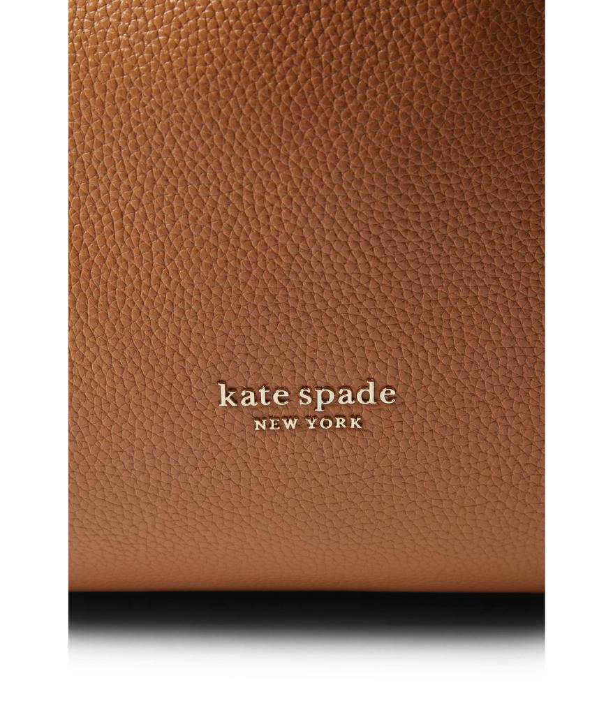商品Kate Spade|Knott Pebbled and Suede Leather Large Shoulder Bag,价格¥2051,第6张图片详细描述