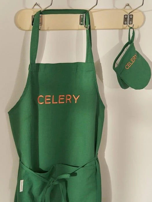 商品DECOVIEW|[Set] Kitchen Lettering Apron + Kitchen Glove,价格¥680,第1张图片