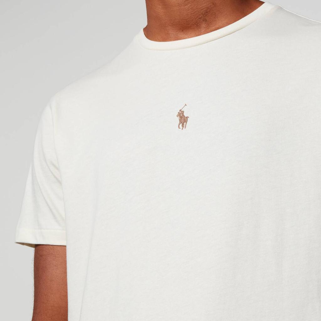 商品Ralph Lauren|Polo Ralph Lauren Logo-Embroidered Cotton-Jersey T-Shirt,价格¥536,第6张图片详细描述