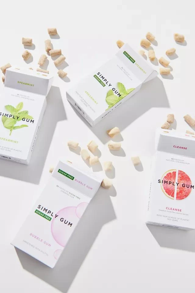 商品Simply Gum|Simply Gum Assorted Natural Chewing Gum 4-Pack,价格¥112,第1张图片