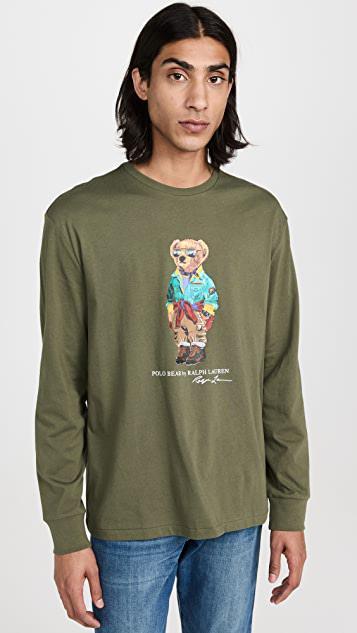 商品Ralph Lauren|Jersey Long Sleeve T-Shirt,价格¥573,第1张图片