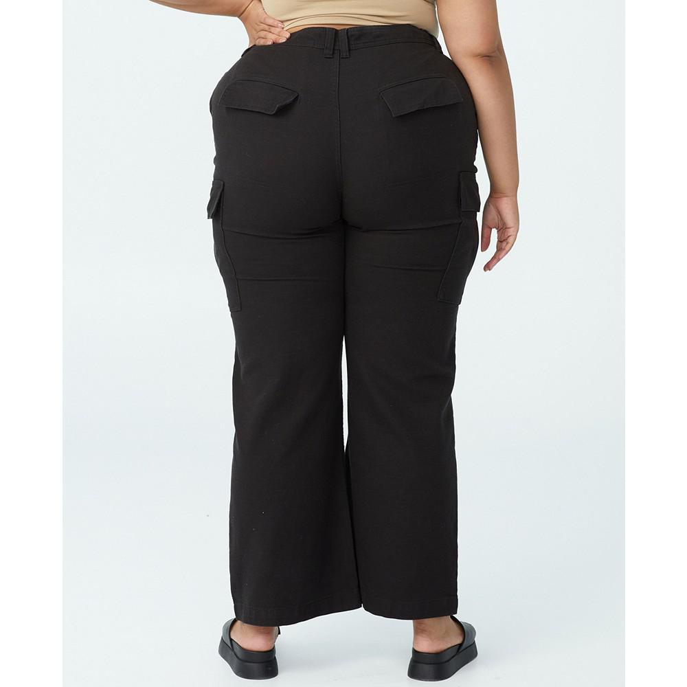 Plus Size Trendy Bobbie Cargo Pants商品第2张图片规格展示