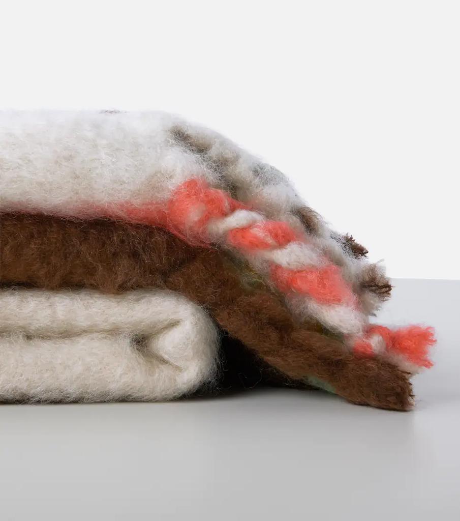 商品Loewe|条纹马海毛羊毛混纺毯子,价格¥9400,第6张图片详细描述