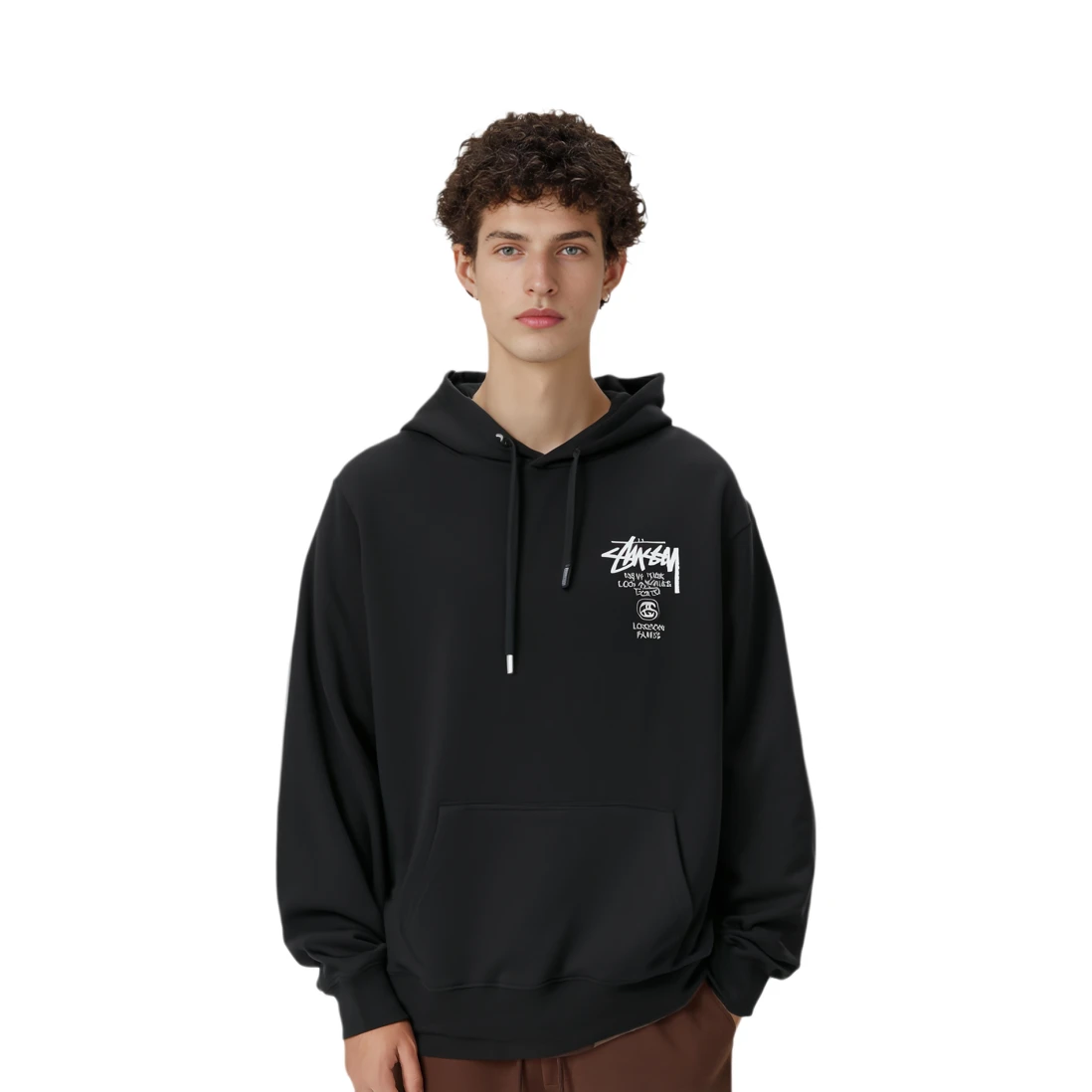 商品[国内直发] STUSSY|世界巡游系列 World Tour Hoodie Logo连帽卫衣 男女同款,价格¥1245,第9张图片详细描述