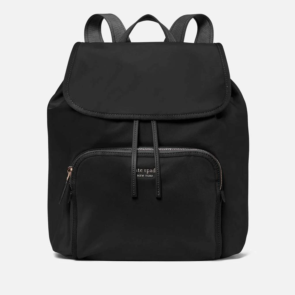商品Kate Spade|Kate Spade New York Women's Sam Flap Backpack - Black,价格¥1878,第1张图片