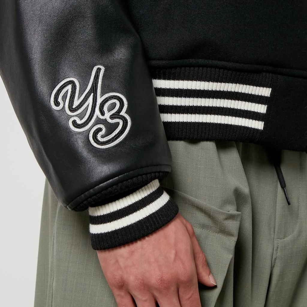 商品Y-3|Y-3 Letterman Felt and Faux Leather Jacket,价格¥3139,第4张图片详细描述