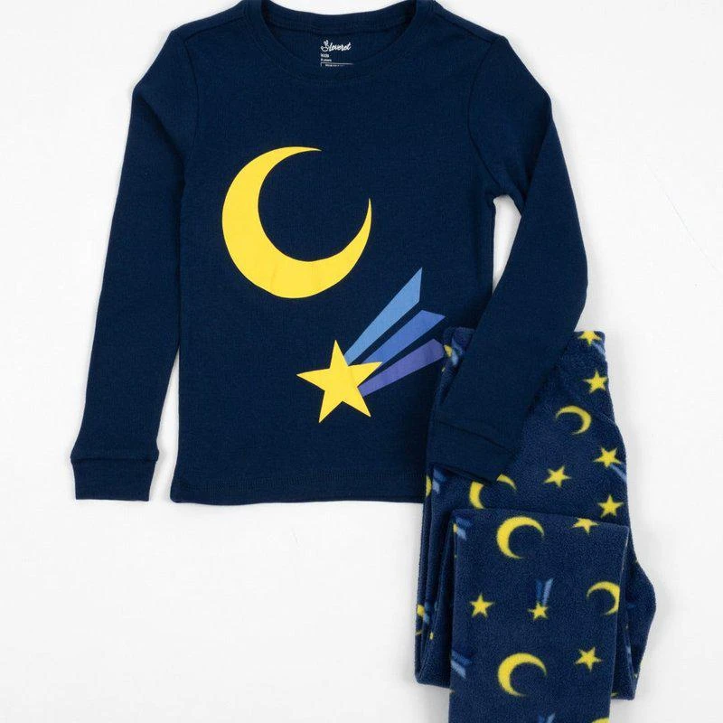 商品Leveret|Kids Moon Fleece Set 6 YEARS,价格¥227,第2张图片详细描述