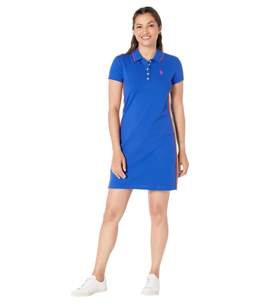 商品U.S. POLO ASSN.|Multi Side Stripe Polo Dress,价格¥121-¥124,第6张图片详细描述