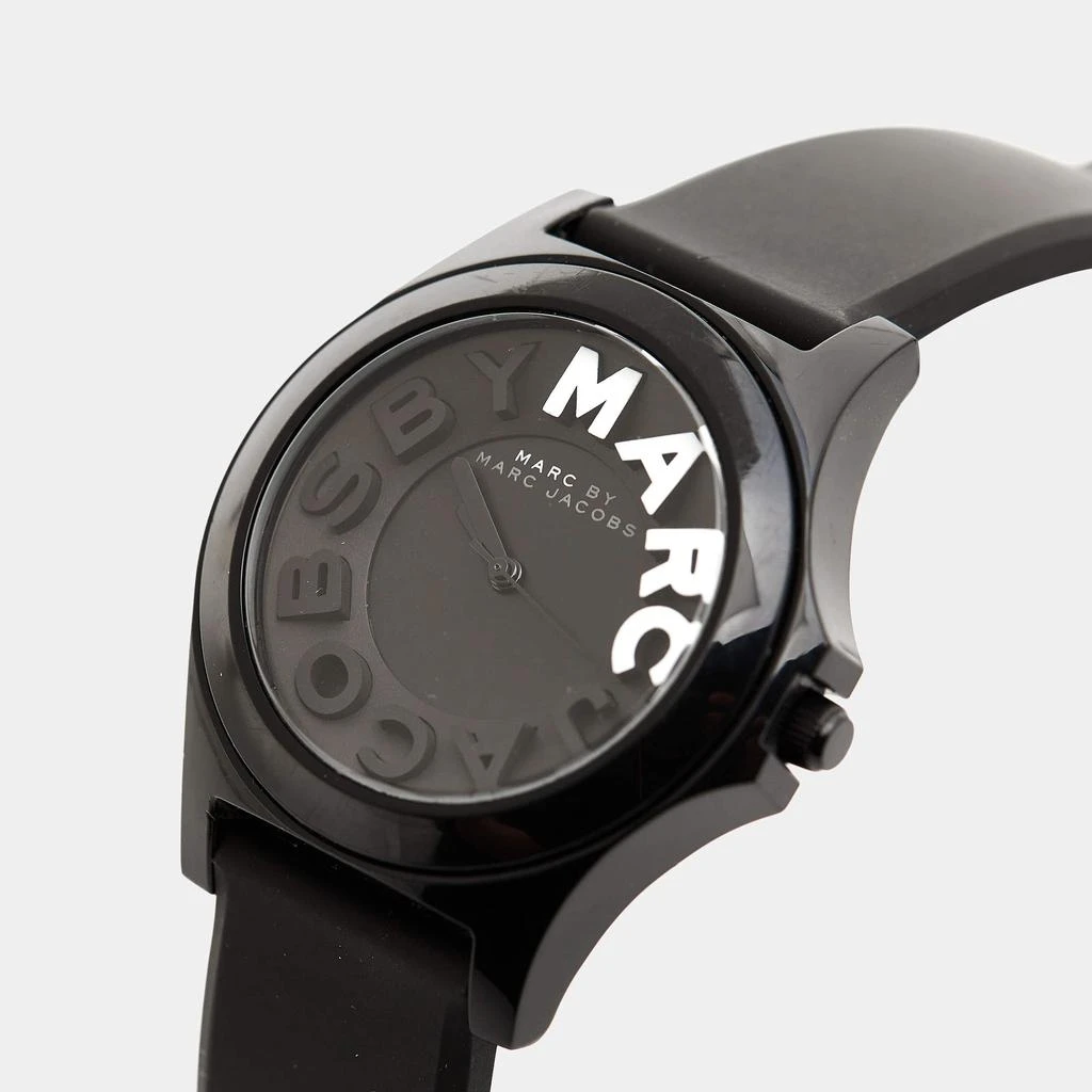 商品[二手商品] Marc Jacobs|Marc by Marc Jacobs Black Perspex Rubber Sloane MBM4025 Women's Wristwatch 39 mm,价格¥864,第3张图片详细描述