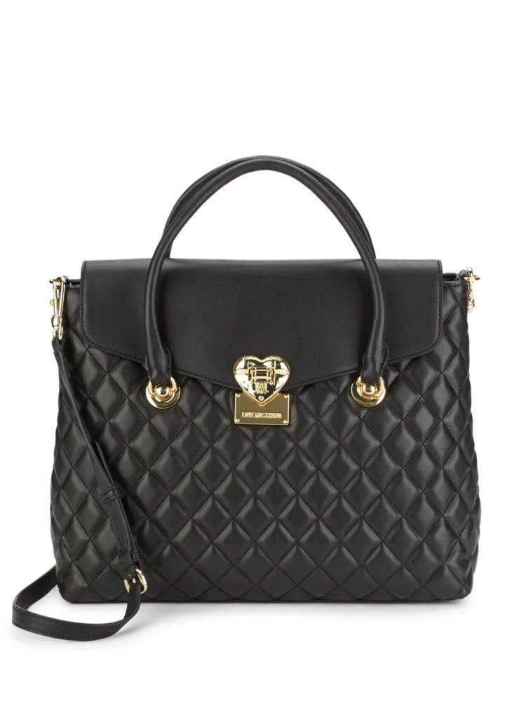 商品Moschino|Quilted Satchel,价格¥1062,第1张图片