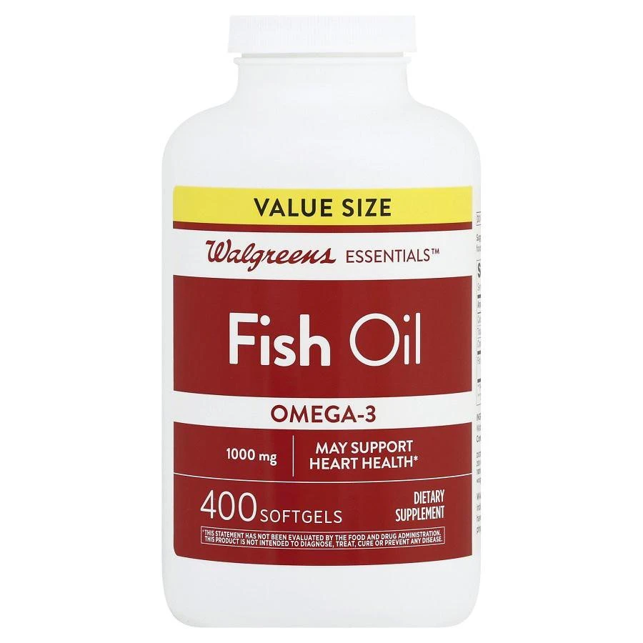 商品Walgreens|Fish Oil 1000mg,价格¥229,第1张图片