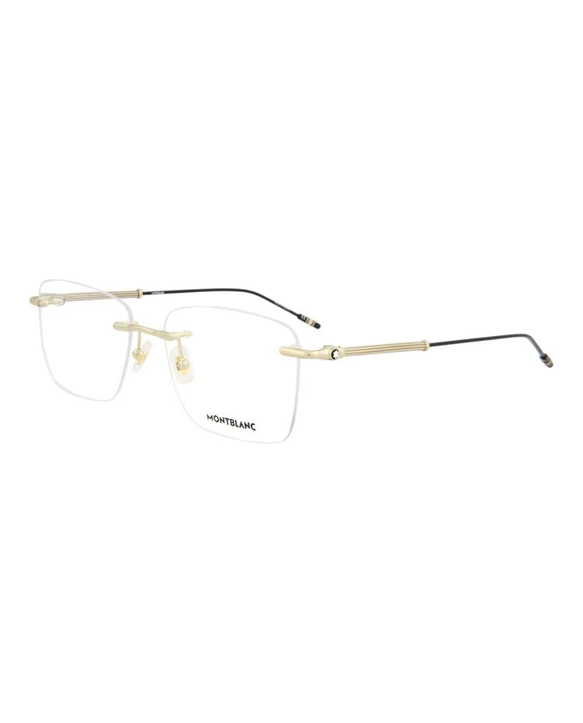 商品MontBlanc|Square-Frame Metal Optical Frames,价格¥972,第2张图片详细描述