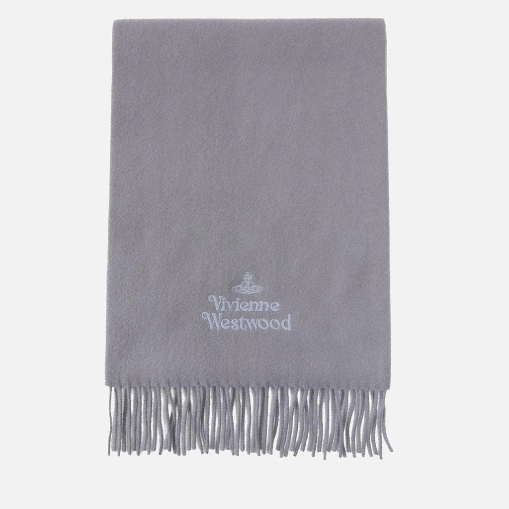 商品Vivienne Westwood|Vivienne Westwood Embroidered Logo Wool Scarf,价格¥814,第2张图片详细描述