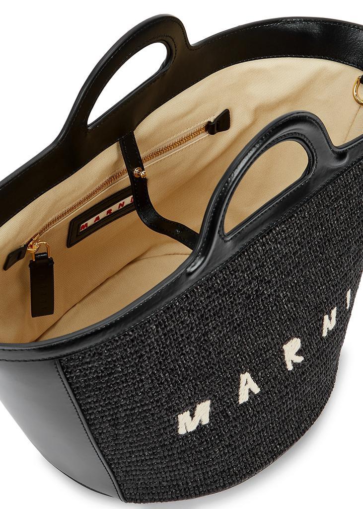 商品Marni|Tropicalia small leather and raffia basket bag,价格¥6444,第6张图片详细描述