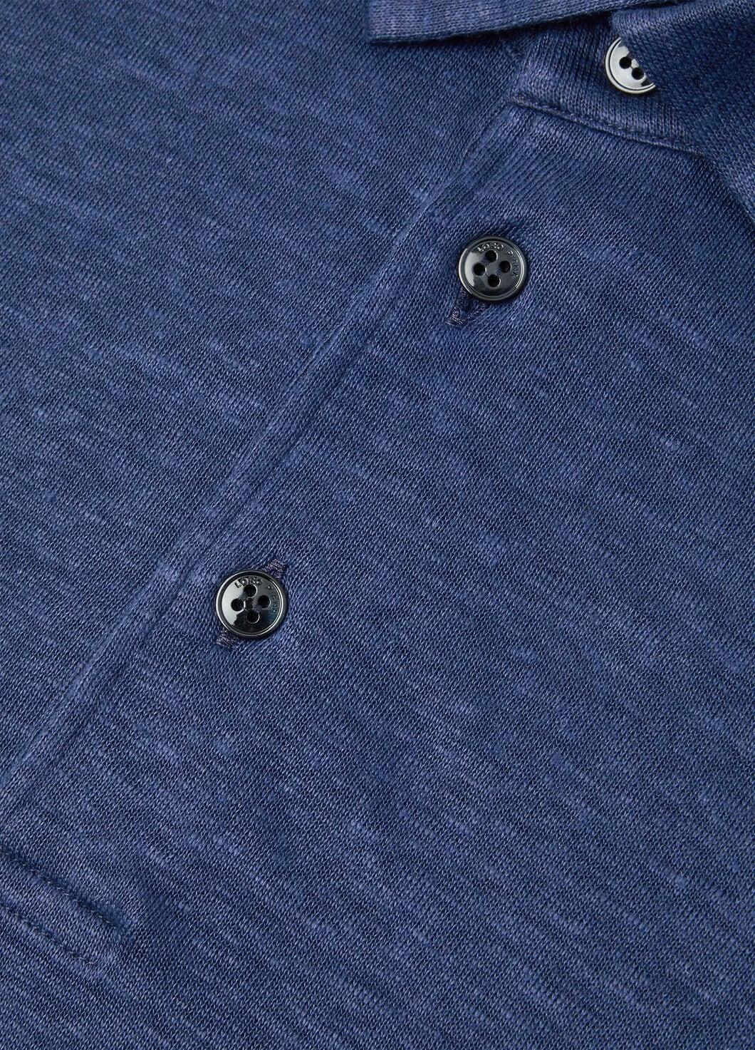 商品【商品预售7天】 Loro Piana|Loro Piana 男士T恤 FAI1314W1C6 蓝色,价格¥3957,第4张图片详细描述