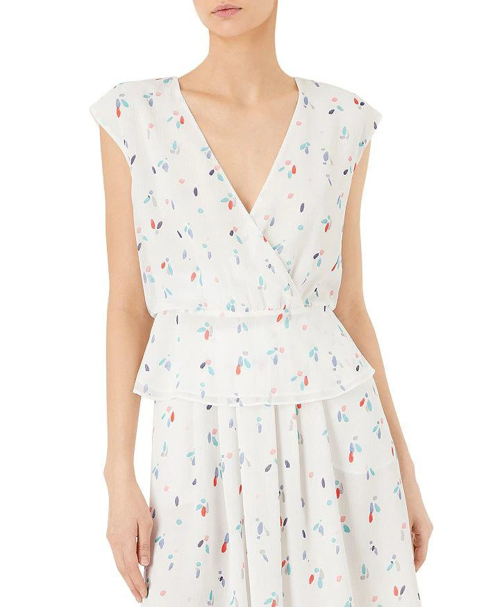 商品Emporio Armani|Crossover Peplum Top,价格¥1318,第1张图片