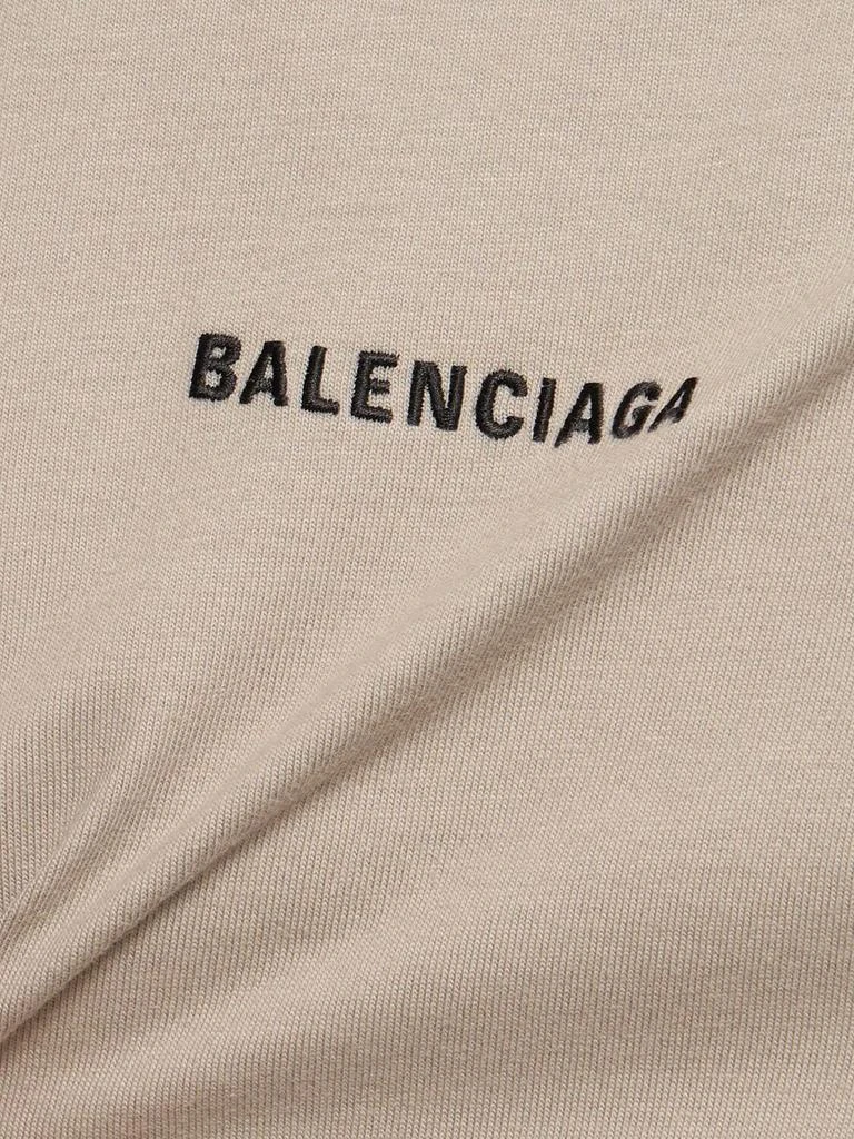 商品Balenciaga|Vintage Effect Cotton Jersey T-shirt,价格¥5278,第3张图片详细描述