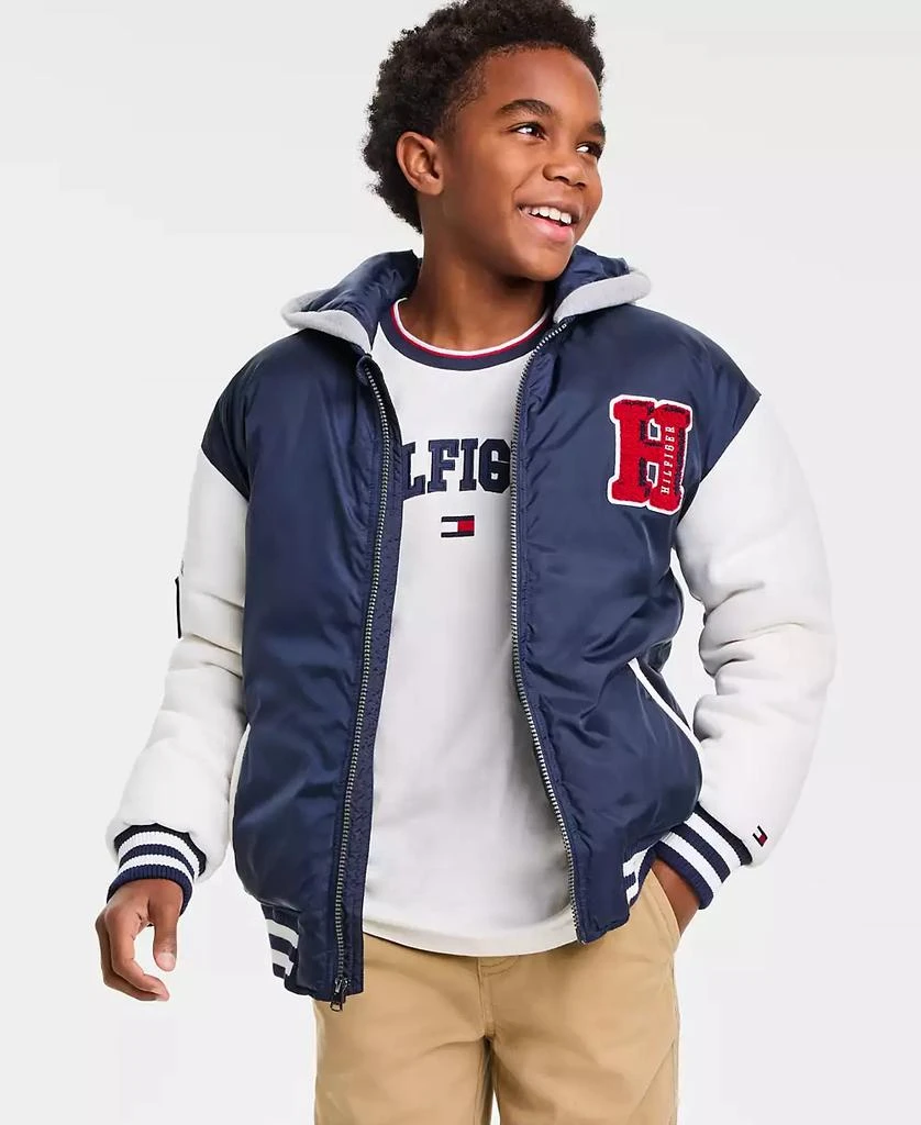 商品Tommy Hilfiger|Big Boys 8-20 Tommy Relaxed Fit Bomber Jacket,价格¥346,第1张图片