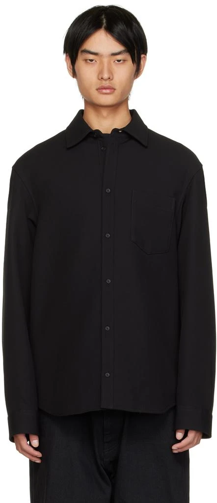 商品Balenciaga|Black Shirt Jacket,价格¥5604,第1张图片