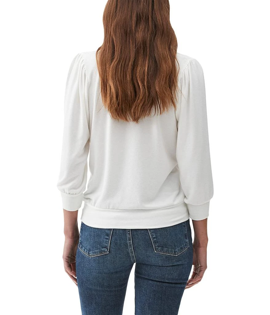 商品Michael Stars|Gabriella Madison Brushed Jersey V-Neck 3/4 Sleeve Sweatshirt,价格¥563,第2张图片详细描述