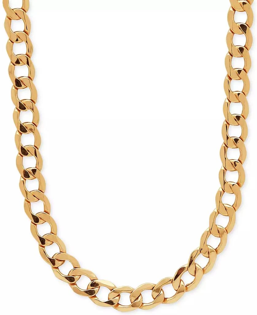 商品Italian Gold|22" Curb Link Chain Necklace (7mm) in 10k Gold,价格¥8352,第1张图片