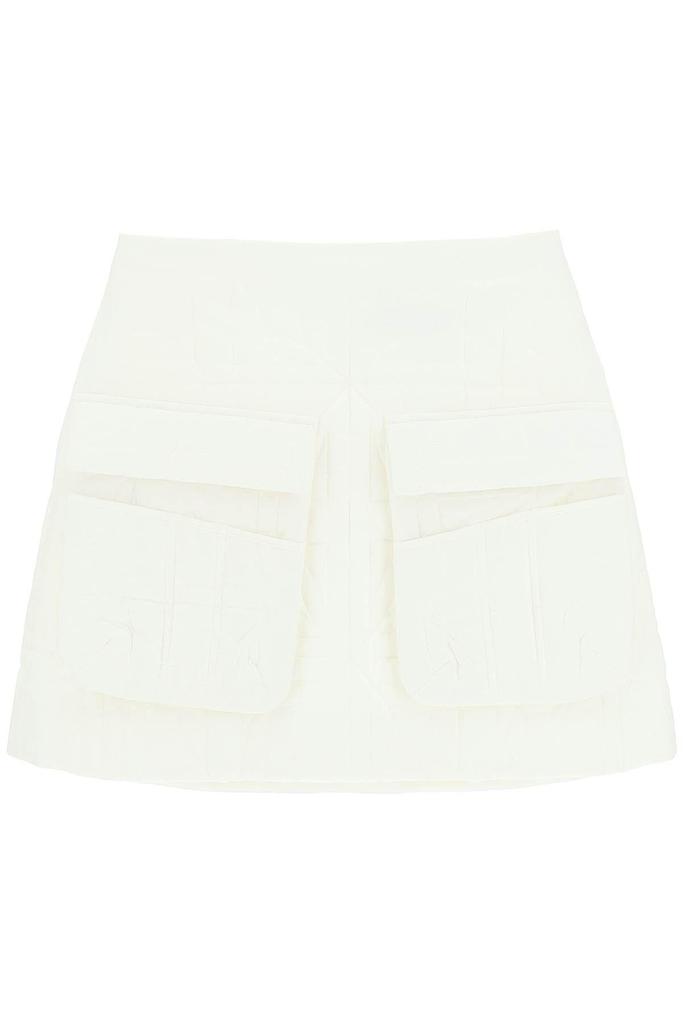 QUILTED MINI SKIRT WITH OVERSIZED POCKETS商品第1张图片规格展示