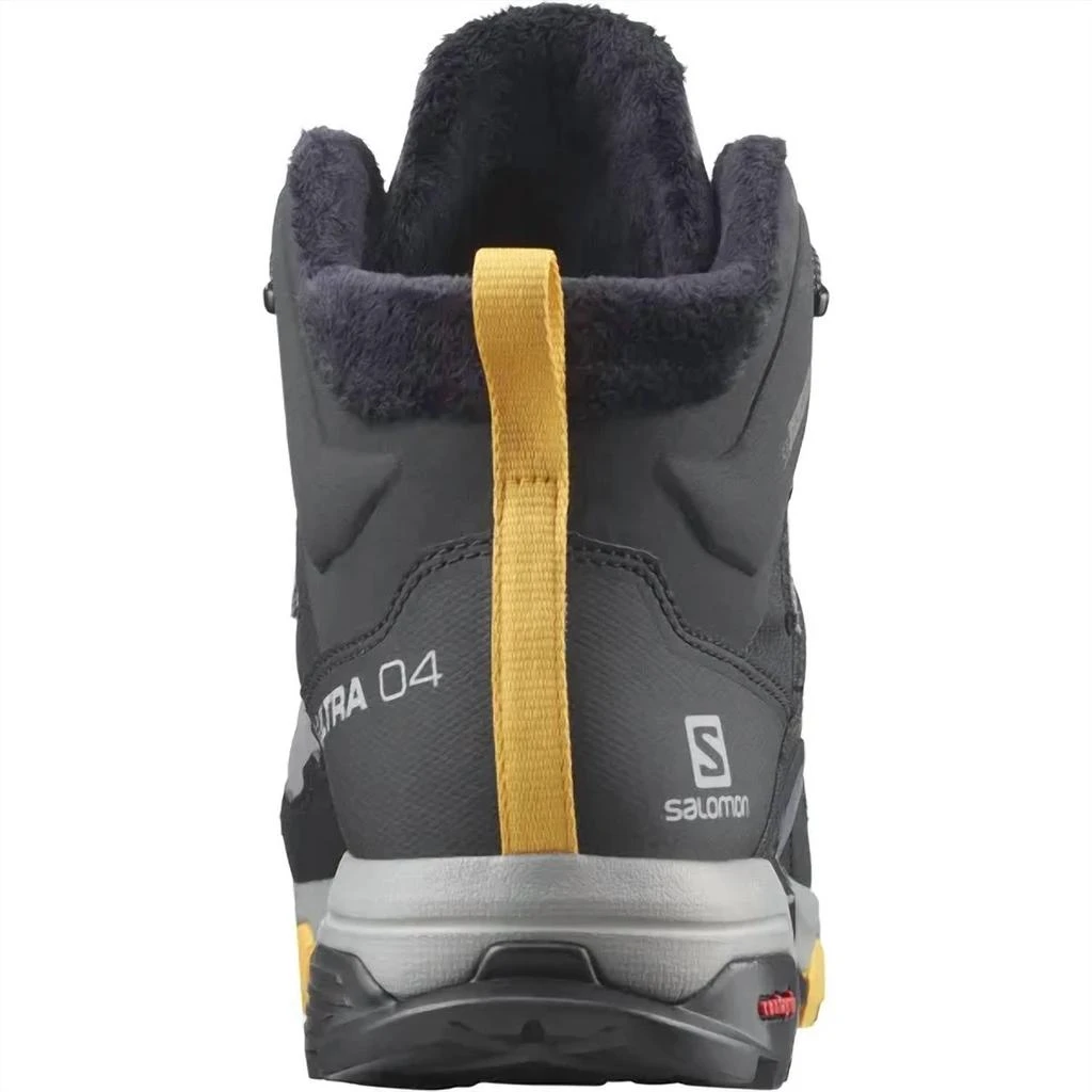 商品Salomon|Men's Ultra 4 Mid Winter Winter Boots In Quiet Shade/black/apricot,价格¥978,第3张图片详细描述