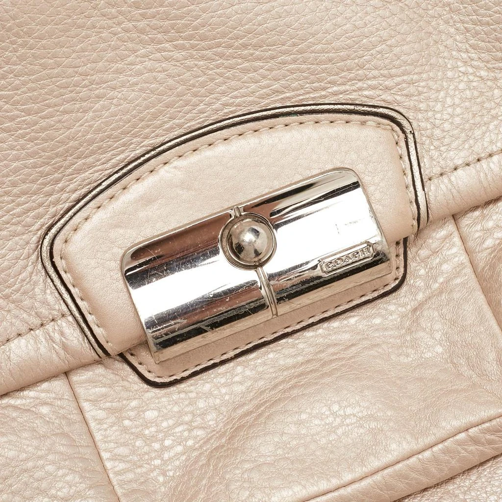 Coach Metallic Beige Leather Kristin Hobo 商品