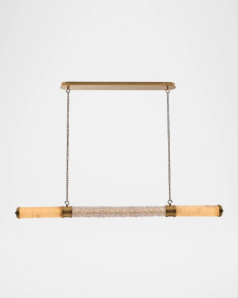 商品Kalco Lighting|Tubo Alabaster Pendant Island Light,价格¥26249,第1张图片