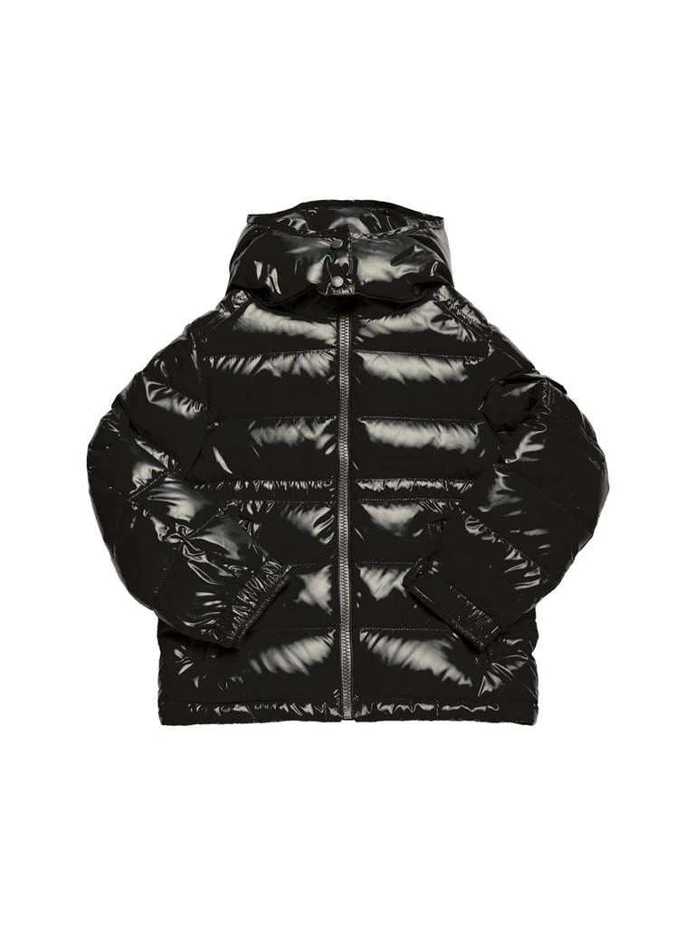 商品Moncler|儿童徽标尼龙羽绒服,价格¥6195,第1张图片