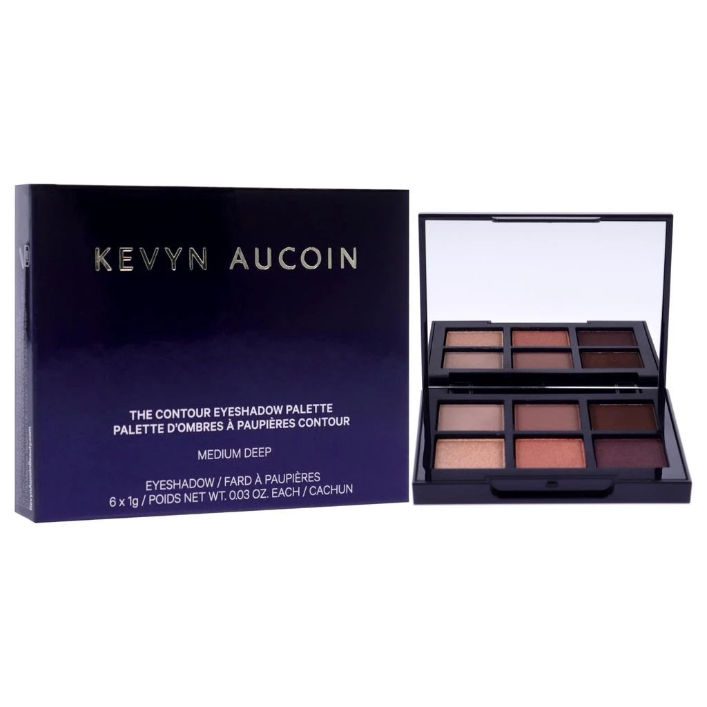 商品Kevyn Aucoin|The Contour Eyeshadow Palette - Medium Deep by Kevyn Aucoin for Women - 0.18 oz Eye Shadow,价格¥268,第3张图片详细描述