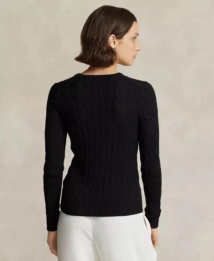 商品Ralph Lauren|Women's Cable-Knit Cotton Crewneck Sweater,价格¥1244,第2张图片详细描述