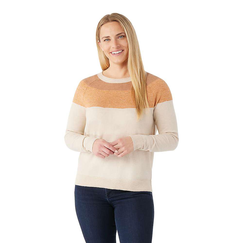 Smartwool Women's Edgewood Colorblock Crew Sweater商品第1张图片规格展示