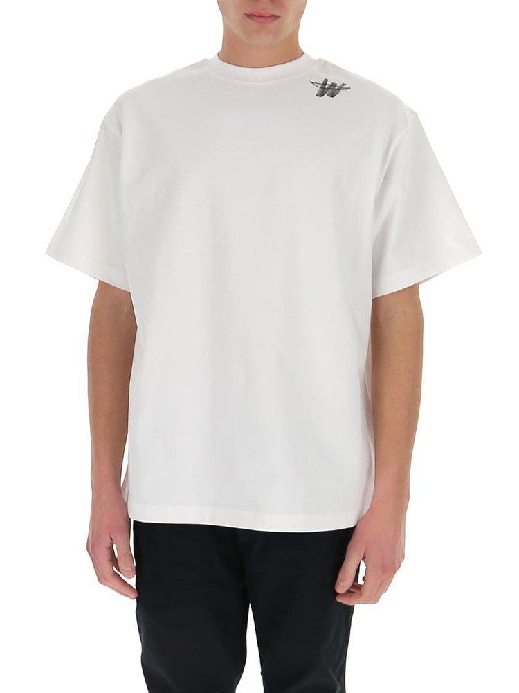 商品We11done|We11done Oversized Logo Print T-Shirt,价格¥845-¥1399,第1张图片