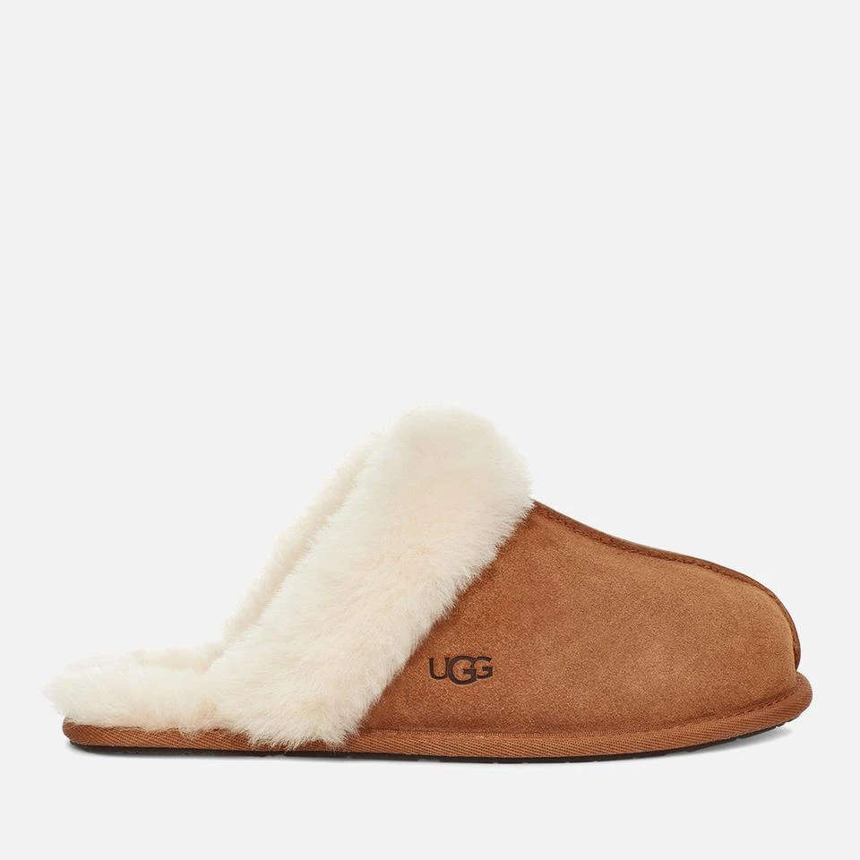 商品UGG|UGG WOMEN'S SCUFFETTE II SHEEPSKIN SLIPPERS - CHESTNUT,价格¥870,第1张图片