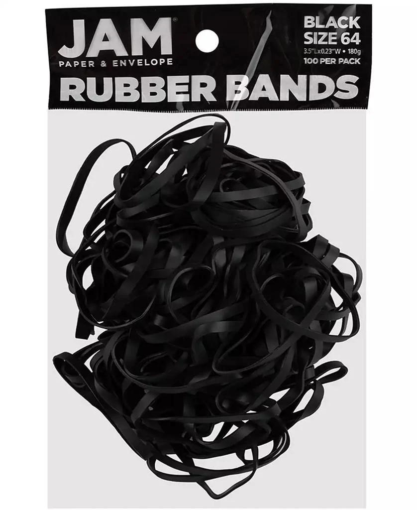 商品JAM Paper|Durable Rubber Bands - Size 64 - Multi-Purpose Rubber bands - 100 Per Pack,价格¥98,第1张图片