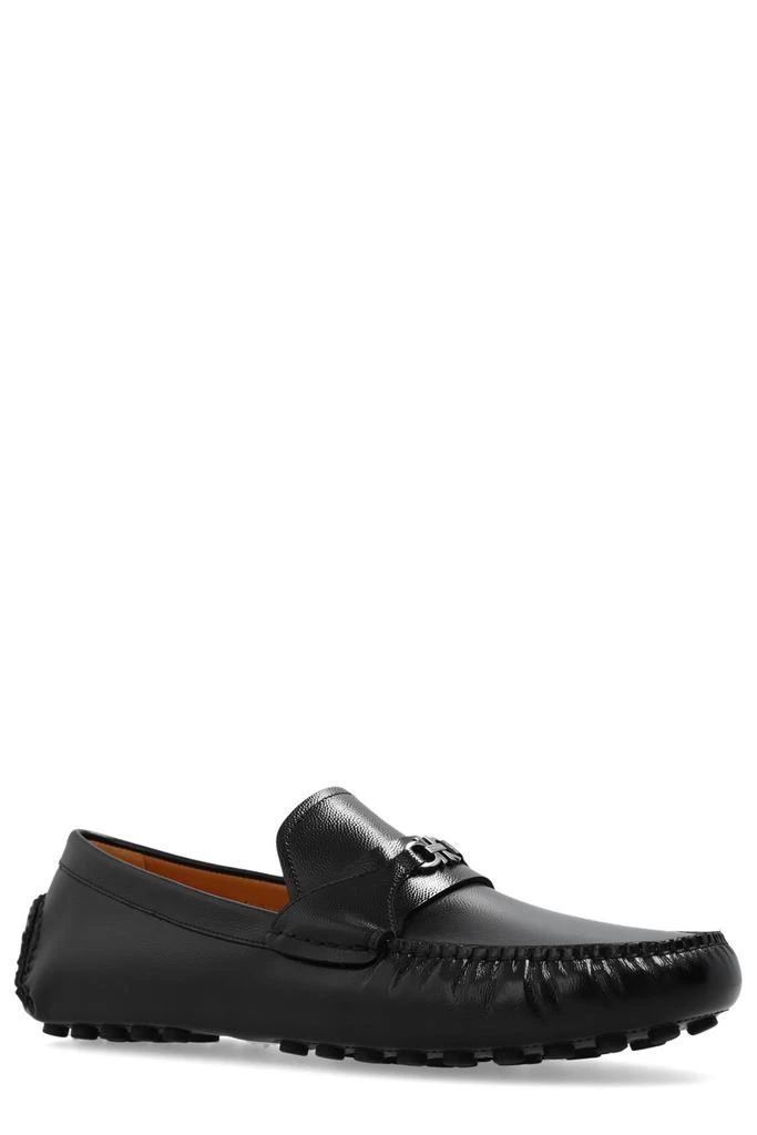 商品Salvatore Ferragamo|Salvatore Ferragamo Gancini-Buckle Slip-On Loafers,价格¥2585,第2张图片详细描述