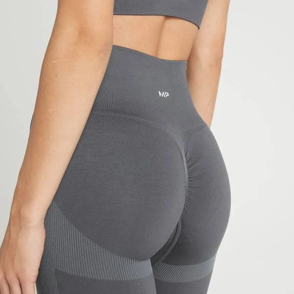 商品Myprotein|MP Women's Impact Scrunch Seamless Leggings - Graphite,价格¥343,第4张图片详细描述