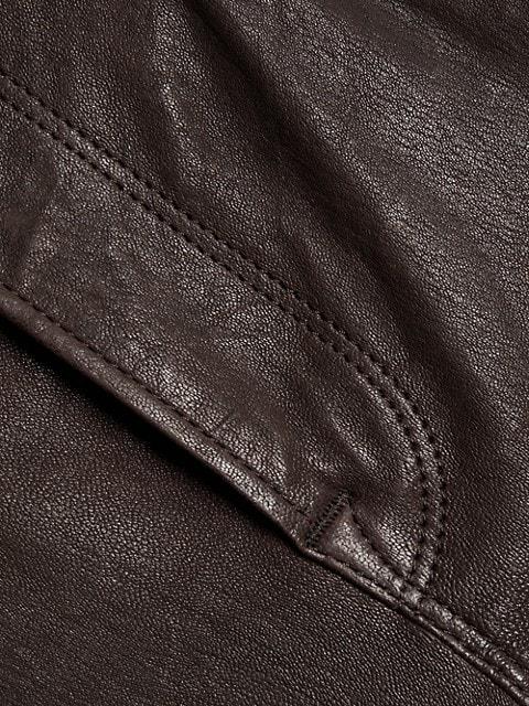 Le Crop Mini Boot Leather Pants商品第7张图片规格展示