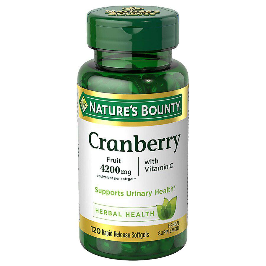 Nature's Bounty | Triple Strength Cranberry 1680 mg Herbal Supplement Softgels 98.91元 商品图片