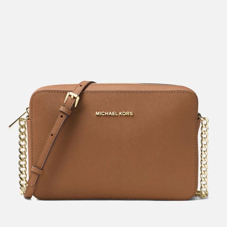 商品Michael Kors|MICHAEL Michael Kors Jet Set Large East West Cross Body Leather Bag,价格¥1230,第1张图片