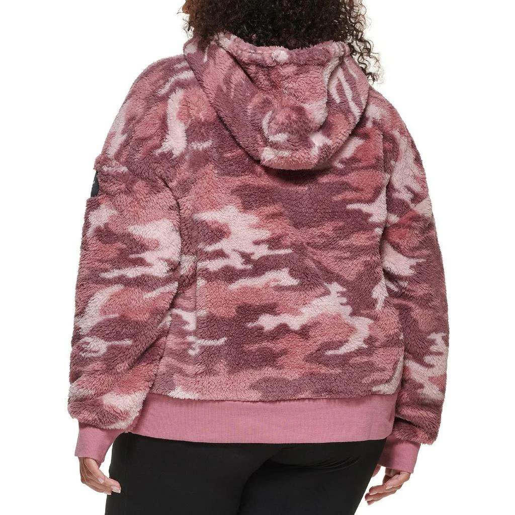 商品Calvin Klein|Calvin Klein Performance Womens Plus Camo Hooded Sweatshirt,价格¥76,第2张图片详细描述